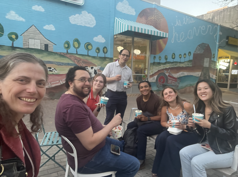 Lab frozen yogurt hangout